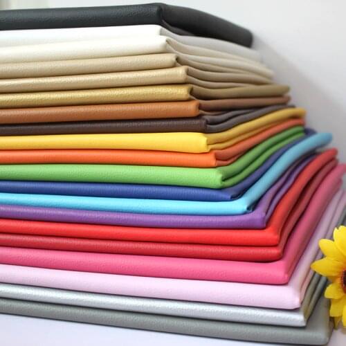 1 meter Soft Pu Artificial Leather Fabric Vinyl For Furniture Wallet Textured Upholstery Imitation Synthetic Material Polipiel