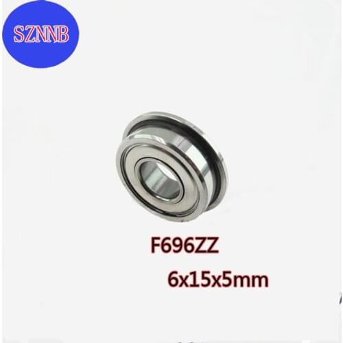 10PCS MF694 MF695 MF696 MF697 MF698 miniatura rodamiento de brida de pared delgada de Metal blindado con reborde de rodamientos