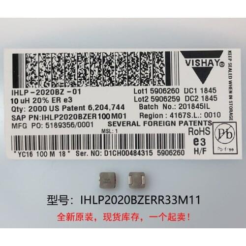 10/PCS) New Original 100% Quality IHLP2020BZERR33M11 0.33UH 5X5X2MM Integrated High Current Inductor