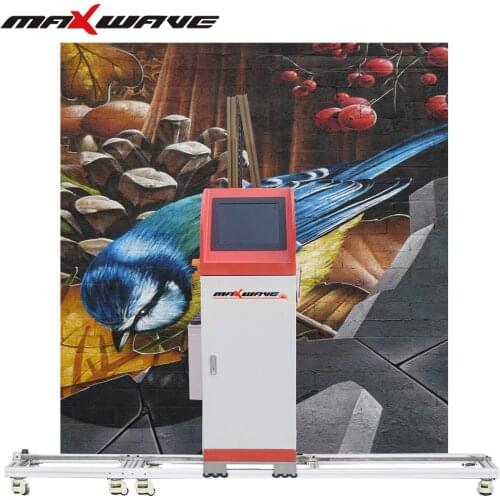 Customize Design 3D Wall Printing Machine Glass Metal Material Width Limitless Printing System