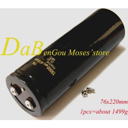 450v 15000uf Electrolytic Capacitor Capacitance Radial 76x220mm (1pcs)