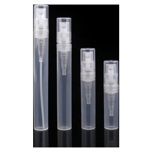 5pcs/lot 2ml 3ml 5ml Mini Plastic Spray Perfume Bottle Refillable Oil Bottles Atomizer Mini Portable Cosmetics Container