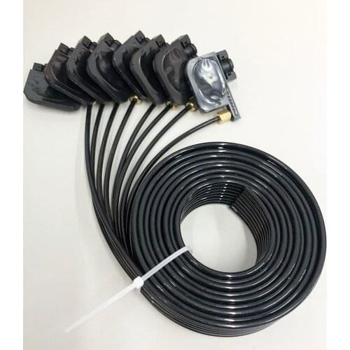 6 Color UV Ink Small Damper With Tube Screw Nuts For Roland FJ-740 FJ540 SJ740 SJ540 SP300 SP540 SC540 Printer Damper