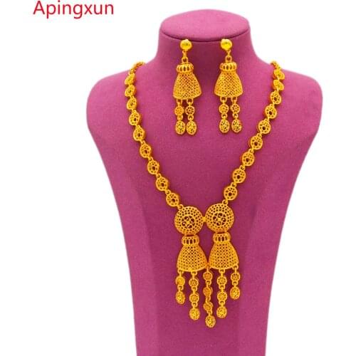 Наборы ювелирных украшений Apingxun China At AliExpress