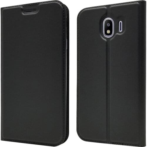 Wallet Case for Samsung J4 J6 J8 2018 J4 Plus Flip Leather Fundas Soft TPU Cover for Samsung J3 J5 J7 2017 J730 Book Closed Etui