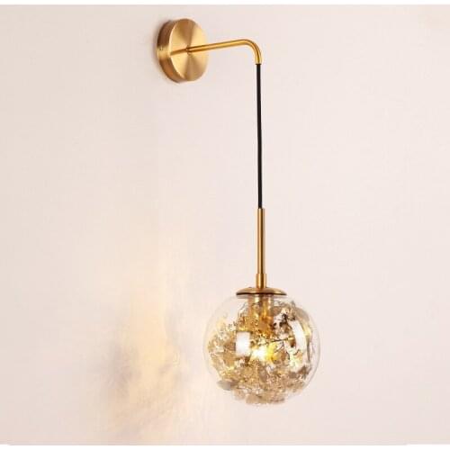 Loft wall light led dining room corridor bedside espelho wall lights for home