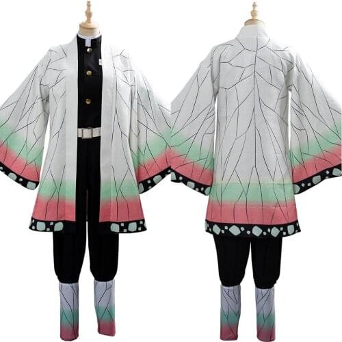 Demon Slayer: Kimetsu no Yaiba Shinobu Kocho/Kouchou Cosplay Costume Outfit Dress Suit Uniform