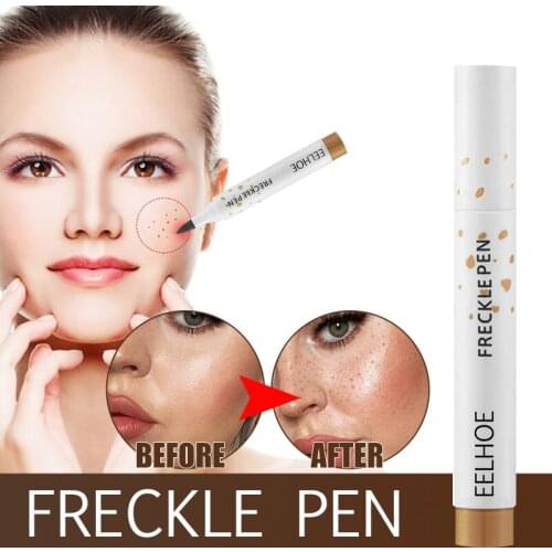 Long-lasting Cosmetic Freckle pen Soft Tip Convenience to Make Freckle on Face and Body Beauty Create Sun-kiss Look Makeup TSLM2