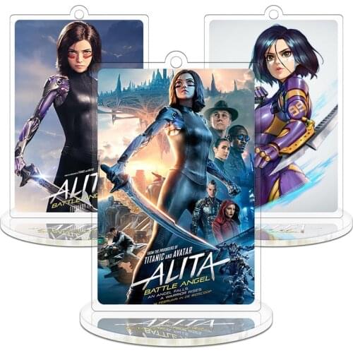 Anime GUNNM Battle Angel Alita Action Figure AcrylicAcrylic Stand Model Doll Decoration Anime Alita Figurine Gifts 21CM