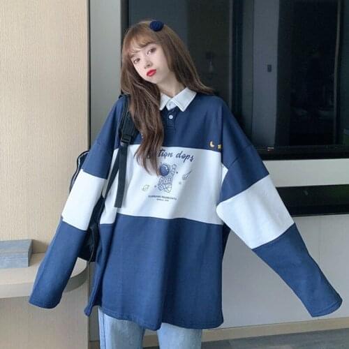HKCP Womens Long Sleeve Polo Shirts