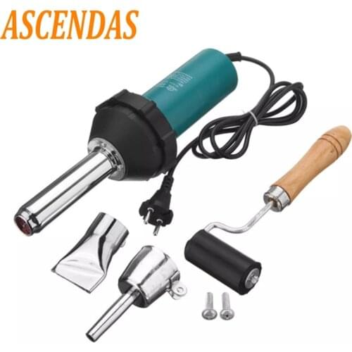 ASCENDAS 220V 1080W Plastic Hot Air Welding Welder Heat Hot Gas Tools Kit with Rod Roll CYH-003
