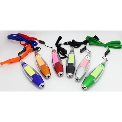 Student Prize Multifunctional Creative Ball Pen Hanging Line Note Paper LED Lamp Pen Portable Advertising Pen Wholesale