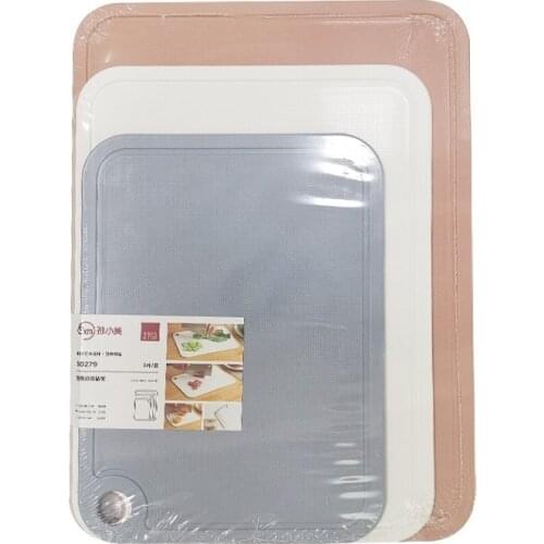 Chopping board large medium and small 3-piece combination kitchen vegetable meat classification rectangular cutting board set