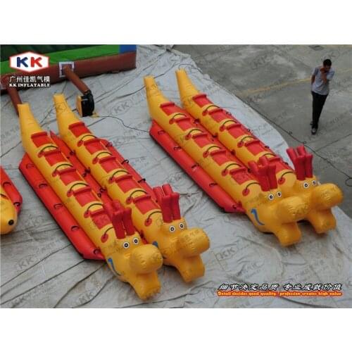 Inflatable Water Sport Fly Fish Inflatable Flying Towable Dragon Boat For Outdoor Event