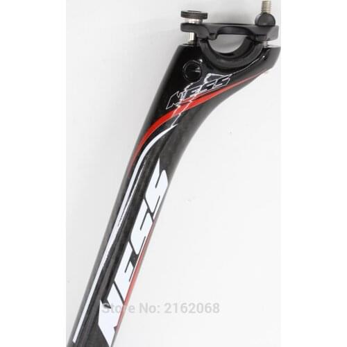 New NESS Road bike 3K full carbon seatpost Mountain carbon bicycle seatpost MTB parts 27.2/30.8/31.6*350mm 25mm offset Free ship