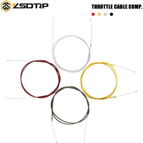 ZSDTRP Motorcycle 190cm Gas Throttle Cable Brake Clutch Cable Repair Kit For Yamaha Suzuki /Kawasaki Honda Dirt Bike ATV Quad