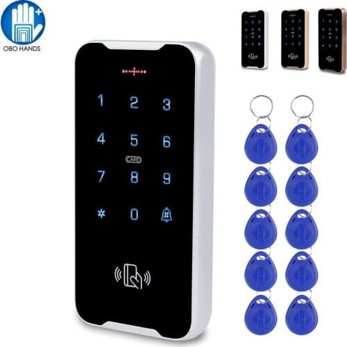 RFID Access Control Outdoor Keypad Metal Wiegand 26 bits Door Opener Controller IP68 Waterproof with 125KHz Key Cards