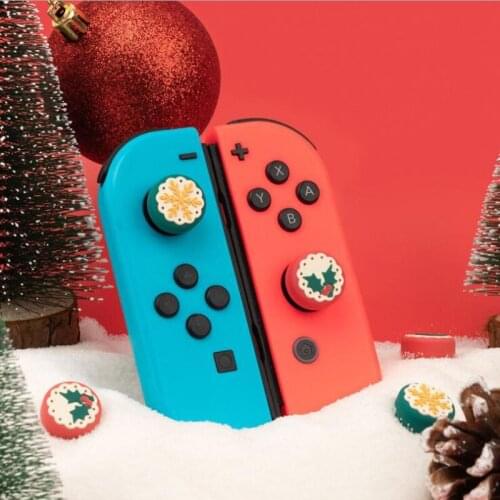 Christmas Gift Thumb Stick Grip Cap Joystick Protective Cover For Nintendo Switch NS Lite Joy-con Controller Thumbstick Case