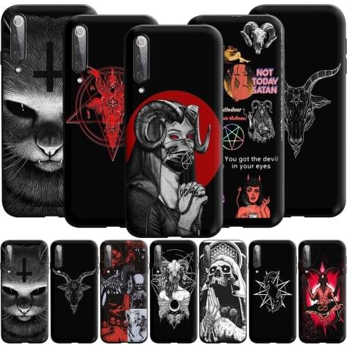Satanic Scary Skull Case for Xiaomi MI 8 9 9T A2 A3 10 10T Note Lite Pro SE Max 3 F1 Poco X3 NFC M3 11 11i Ultra F3
