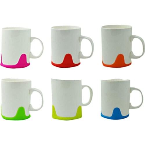 2Pcs Cute Colorful Silicone Coasters Cushion Paded Red Wine Glass Round Mats Temperature Resistance Drink Tools Home Decorates