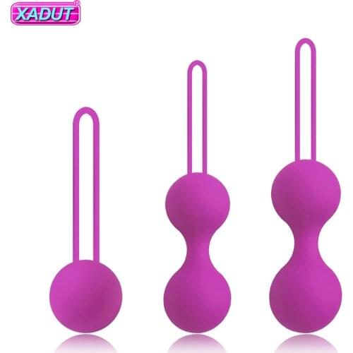 Silicone Kegel Balls Ben Wa Ball Vagina Tighten Exercise Machine Vaginal Massage Love Egg Sex Toys for Women Kegel Trainer