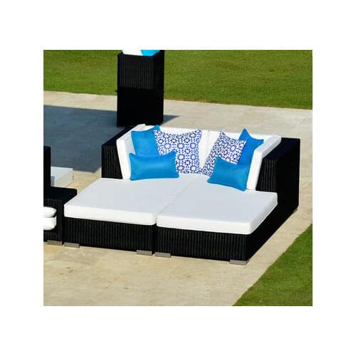 Outdoor Furniture Resin Rattan garden lounge bed SG-180C