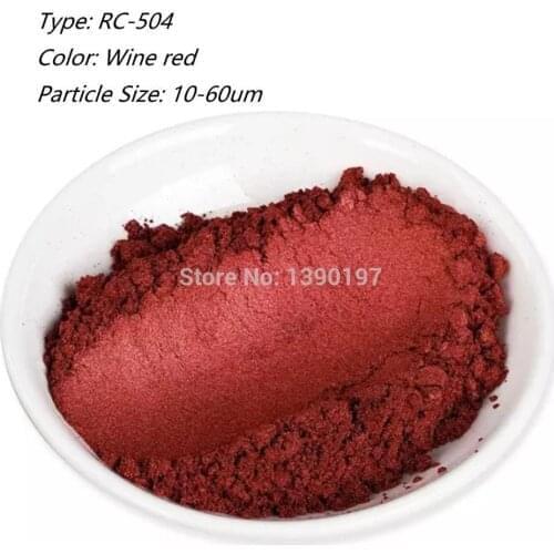 Wine red natural Mica Powder Pearl Pigment for paint, auto paint