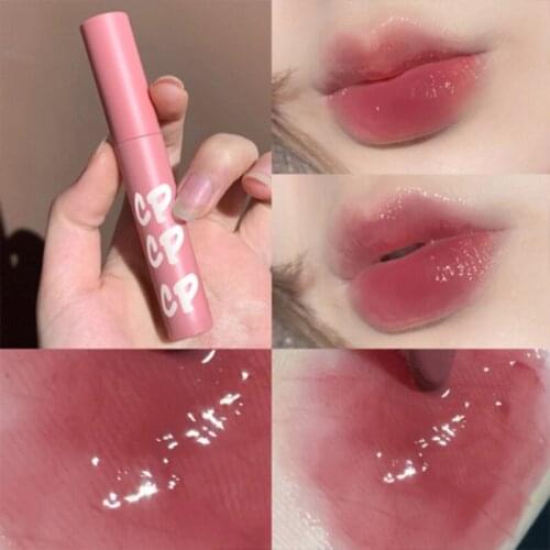 High-value Rainbow Stick Mirror Lip Glaze Moisturizing Glass Lip Gloss Student Long-lasting Lipstick Pretty Summer Lip Gloss