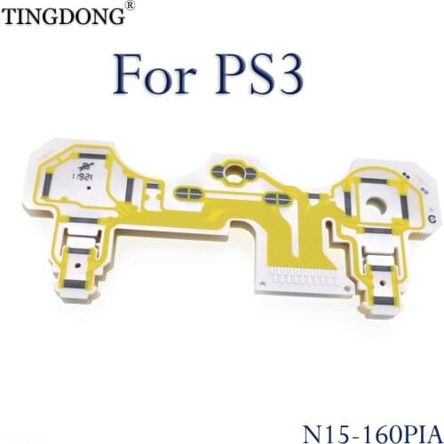 Yellow Original Repair Parts Flex Cable For PS3 Conductive Film Keypad flex Cable Vibration For PS3 Controller 160a N15-160PIA