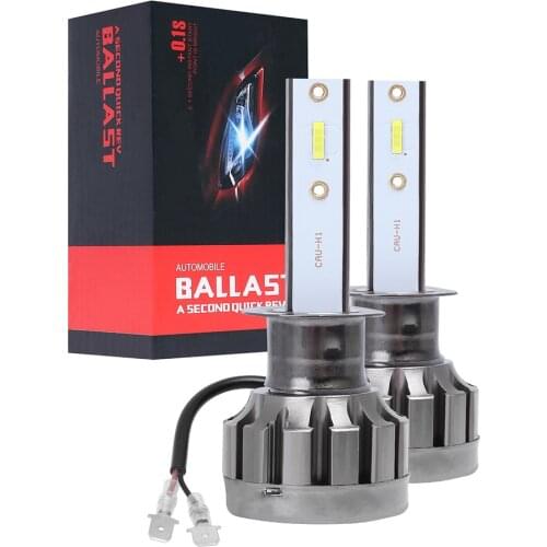 2pcs H1 H3 H4 H7H11 9005 9006 72W 8000LM 6000K Car Fog Light Car LED Headlight Lamp Kit IP67 Waterproof for Car Motorcycle