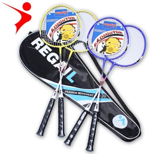 2Pcs Training Badminton Racket Racquet With Carry Bag Sport Equipment Durable Lightweight Aluminium Alloy Sport Equipment