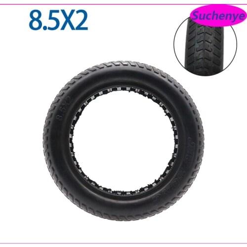 8.5 inch 8 1/2x2 Honeycomb Shock Absorber Damping Black Tyre Rubber Solid Tire For Xiaomi Mijia M365 Electric Scooter
