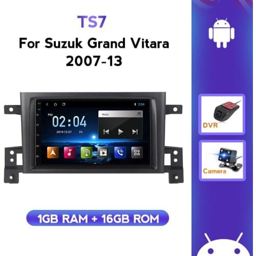 Car Radio Multimedia Video Player Touch Screen For Suzuki Grand Vitara 3 2007 - 2013 Navigation GPS Android Head Unit DVR Wifi