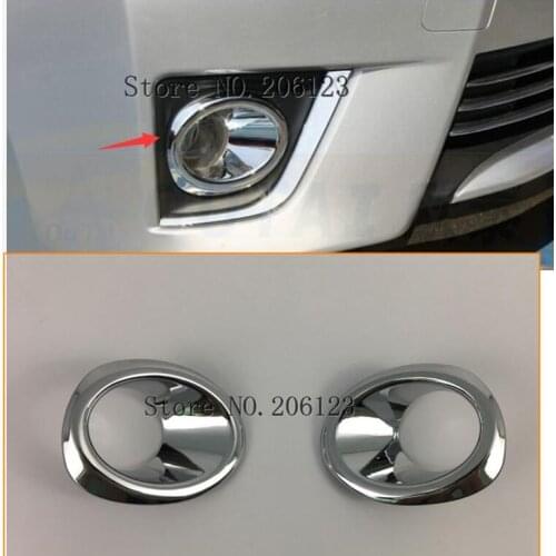 Auto chrome accessories,front fog light cover lamp bazel trim for toyota corolla 2014 2015 2016 2017,ABS chrome,free shipping