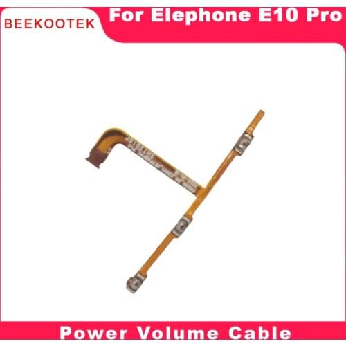 BEEKOOTEK New Original volume up/down + power on/of button flex cable FPC for elephone E10 Pro smart cell phone