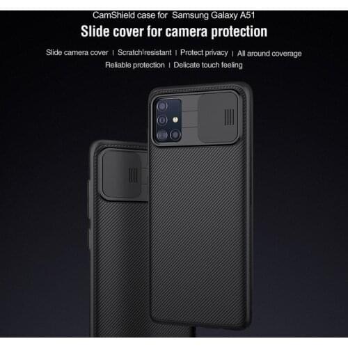 Nillkin Slide Case For Samsung Galaxy A51 A71 Cover Luxury Back Coque PC Hard Shockproof Bumper Cases For Samsung A51 A 51 Etui