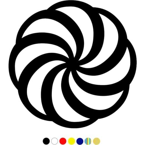 CS-512#15*15cm Armenian mark of Eternity Arevahach (Solar cross) funny car sticker and decal silver/black vinyl auto car sticke