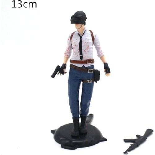 One Piece 13CM Game Playerunknowns Battlegrounds PUBG Character Male and Female Action Figure Collection Toys for Gift