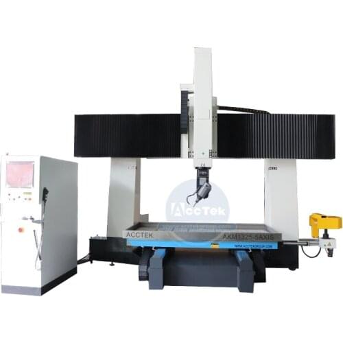 China AccTek 5 Axis Sculpturing Milling Machine AKM1325 with Strong Load Bearing