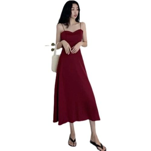 HKML Red Summer Dresses