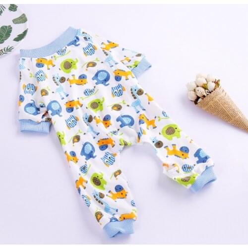 A Dog Cotton Romper Pajamas Four-legged Dog Jumpsuits Clothes Puppy Clothing for Dog Rompers Teddy Cat Clothes
