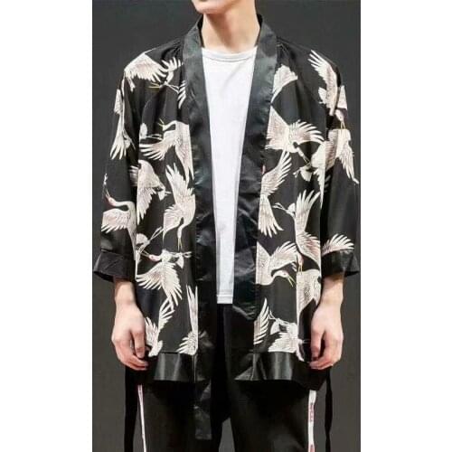 Kimonos Woman 2021 Japanese Kimono Cardigan Cosplay Shirt Blouse For Women Japanese Yukata Female Summer Beach Kimono