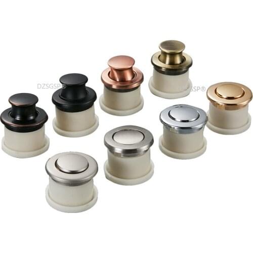 Dresser Furniture Pull Silver Gold Kitchen Cabinet Knobs Zinc Alloy Plastic Drawer Cupboard Handle Hidden Adjustable Spring