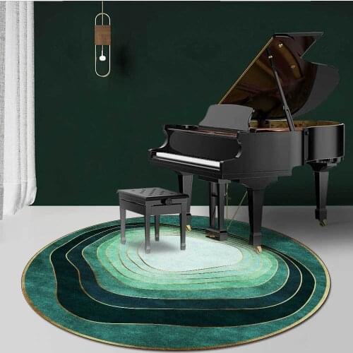 Fashionable Modern Simple Irregular Circle Living Room Bedroom Hanging Basket Chair Round Floor Mat Carpet