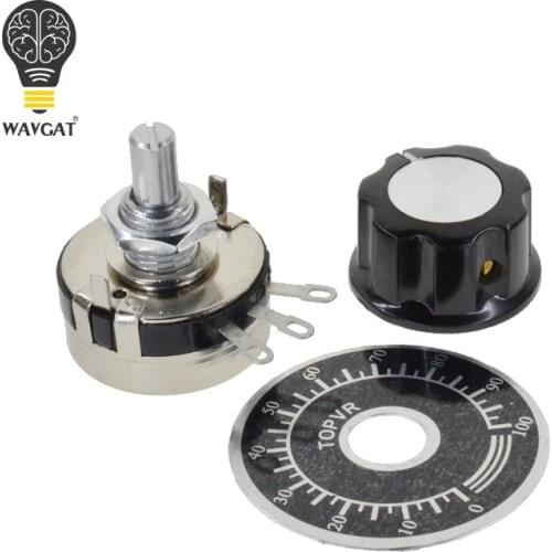 WAVGAT WTH118 DIY Kit Parts 2W 1A Potentiometer 1K 2.2K 4.7K 10K 22K 47K 100K 470K 1M