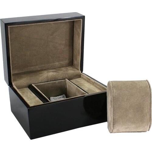 Single Slot Watch Winder Wood Display Box Storage With Pillow Men Women Gift