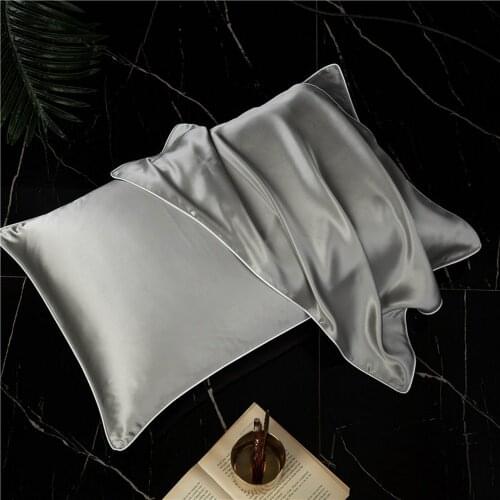 Mulberry Silk Pillowcase Top Quality Pillow Case Silk Pillows Case 48X74CM Pillowcase Bed Throw Single Pillow Covers New Arrival