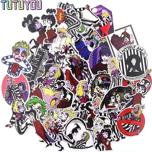 PC258 38pcs/set Ghost Sticker Waterproof For Laptop Moto Skateboard Luggage Guitar Furnitur Decal Stickers