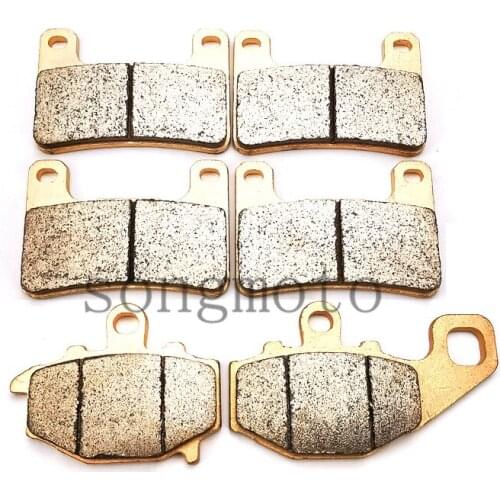Motorcycle Front / Rear Brake Pads Sintered Type For Kawasaki ZX-10R 08-10 Z1000 10-21 Z1000SX 11-21 Ninja 1000 ZX1000 14-19