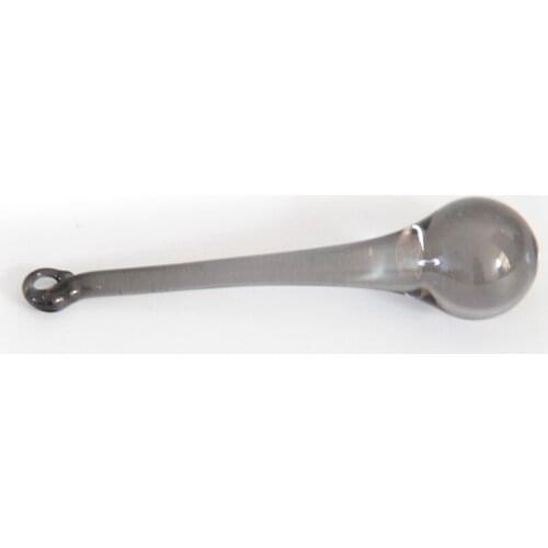 14pcs 20x80mm smoke gray glass chandelier parts lamp raindrop chandelier prisms hanging lighting pendant